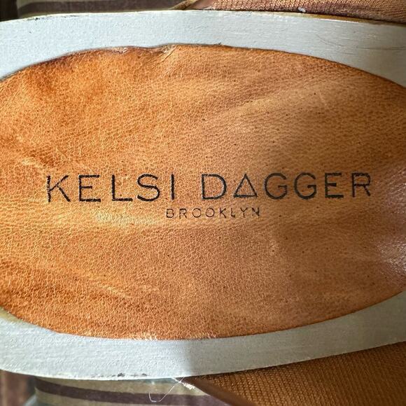 Anthropologie Kelsi Dagger Brooklyn Lace-Up Clogs Size 10 - Picture 10 of 12